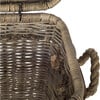 Sidonie Wicker Storage Hamper, Grey - Storage - 5