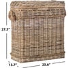 Sidonie Wicker Storage Hamper, Grey - Storage - 6