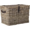 Amancio Wicker Trunk, Grey - Storage - 3