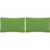 Set of 2 Soleil Solid Indoor/Outdoor Pillow, Sunshine Green - Decorative Pillows - 4