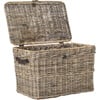 Amancio Wicker Trunk, Grey - Storage - 4