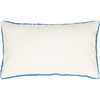 Set of 2 Soleil Solid Indoor/Outdoor Pillow, Marine Blue - Decorative Pillows - 4