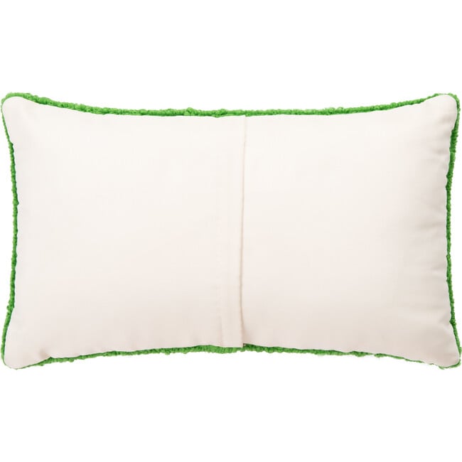 Set of 2 Soleil Solid Indoor/Outdoor Pillow, Sunshine Green - Decorative Pillows - 5