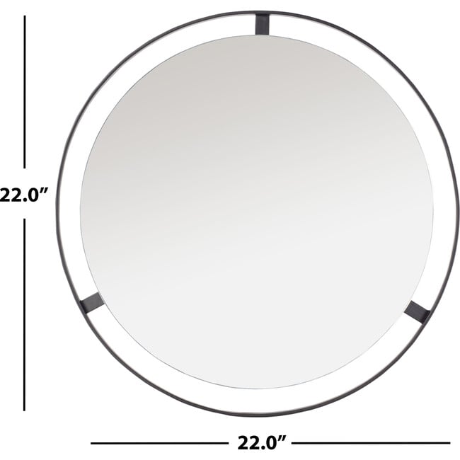 Radlin Mirror, Black - Mirrors - 4