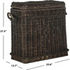 Sidonie Wicker Storage Hamper, Dark Natural - Storage - 6