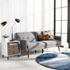 Bushwick Foldable Futon Bed, Dark Grey Linen - Accent Seating - 2