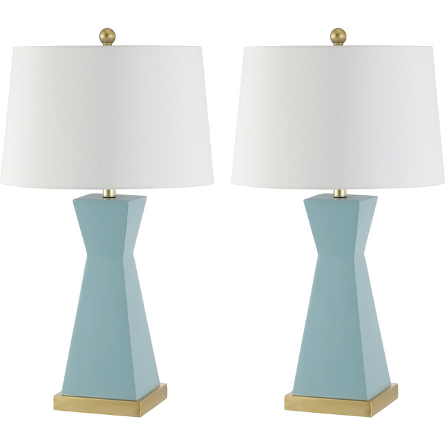 Set of 2 Onder Table Lamps, Baby Blue