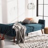 Bushwick Foldable Futon Bed, Navy - Accent Seating - 3