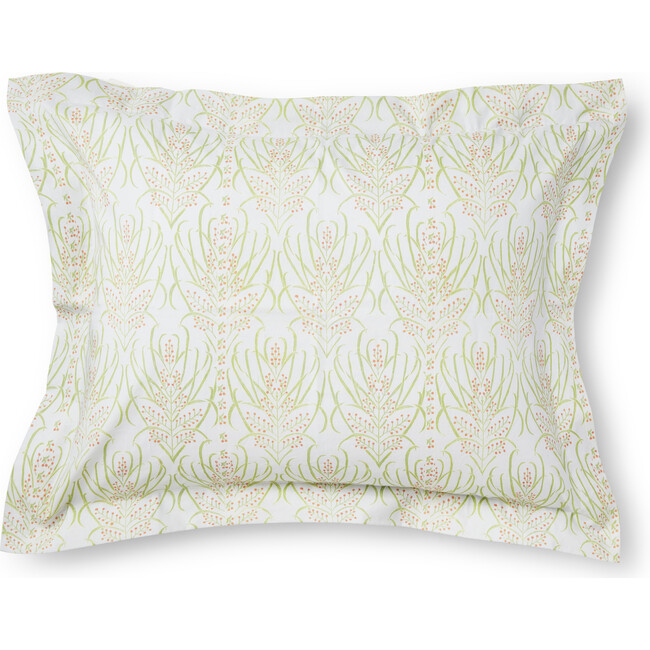 Set of 2 Vines Suzani Standard Pillow Shams, Light Teal - Sheets - 1
