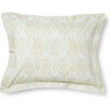 Set of 2 Vines Suzani Standard Pillow Shams, Light Teal - Sheets - 1 - thumbnail