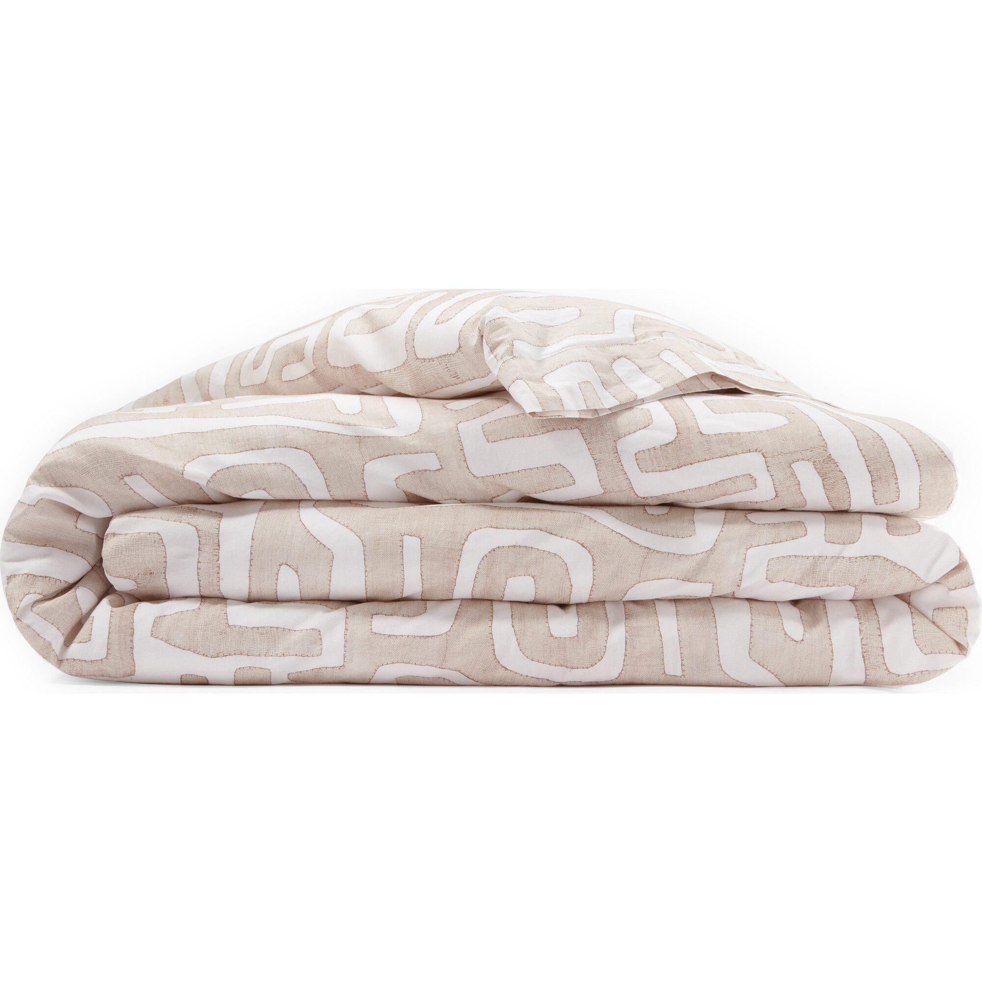 Classic Kuba Cloth Duvet, Blush - Duvet Sets - 1