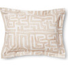 Set of 2 Classic Kuba Cloth Standard Pillow Shams, Blush - Sheets - 1 - thumbnail