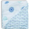 Organic Muslin Four-Layer Reversible Snug Blanket, Mandala - Blankets - 1 - thumbnail