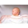 Bamboo Pom Pom Swaddle, Peach - Swaddles - 3