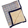 Block-Printed Cotton Crib Quilt, Seminyak Blue - Quilts - 1 - thumbnail