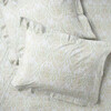 Set of 2 Vines Suzani Standard Pillow Shams, Light Teal - Sheets - 2 - thumbnail