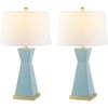 Set of 2 Onder Table Lamps, Baby Blue - Lighting - 4