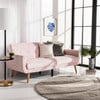 Bushwick Foldable Futon Bed, Pink - Accent Seating - 2