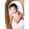 Bamboo Pom Pom Swaddle, Navy - Swaddles - 4