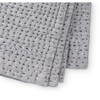 Linen Kantha Quilt Blanket, Grey Chambray - Quilts - 2 - thumbnail