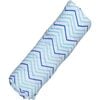 Organic Cotton Muslin Swaddle, Chevron - Swaddles - 1 - thumbnail