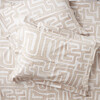 Set of 2 Classic Kuba Cloth Standard Pillow Shams, Blush - Sheets - 2 - thumbnail