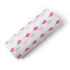 Organic Cotton Muslin Swaddle, Flower Bud - Swaddles - 1 - thumbnail