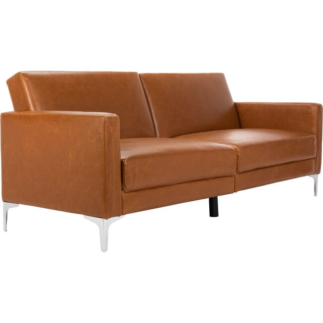 Chelsea Foldable Futon Bed, Cognac - Accent Seating - 5