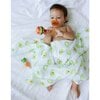 Organic Cotton Muslin Swaddle, Avocado - Swaddles - 4