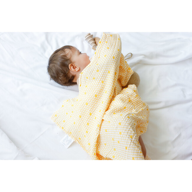 Organic Cotton Muslin Swaddle, Hive - Swaddles - 3