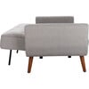 Bushwick Foldable Futon Bed, Light Grey - Accent Seating - 7