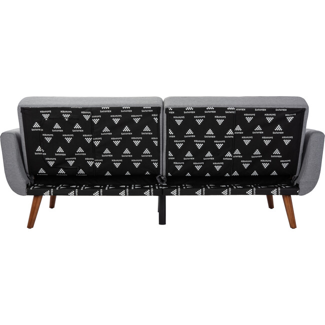 Bushwick Foldable Futon Bed, Dark Grey Linen - Accent Seating - 7