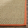 Natural Fiber Ruby Rug, Beige/Rust - Rugs - 5