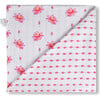 Organic Muslin Four-Layer Reversible Snug Blanket, Lotus - Blankets - 1 - thumbnail