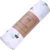 Organic Cotton Muslin Swaddle, Bee - Swaddles - 6