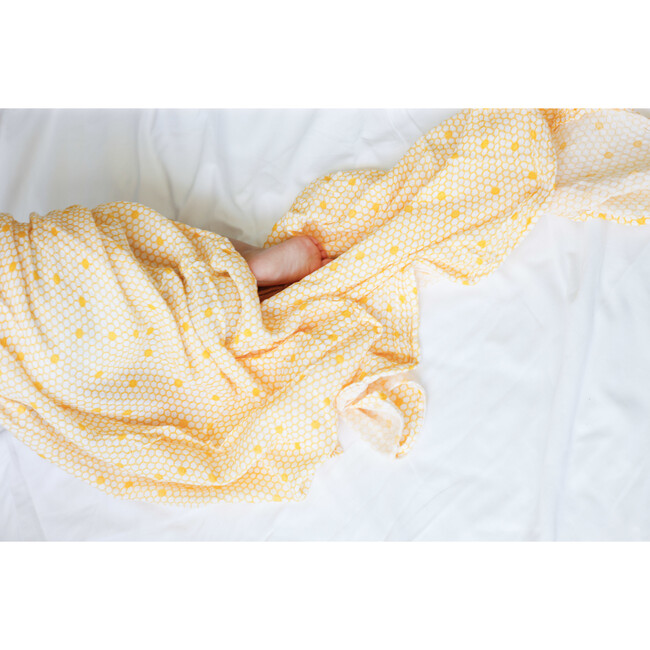 Organic Cotton Muslin Swaddle, Hive - Swaddles - 7