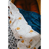 Organic Muslin Four-Layer Reversible Snug Blanket, Mystical Night - Blankets - 2 - thumbnail