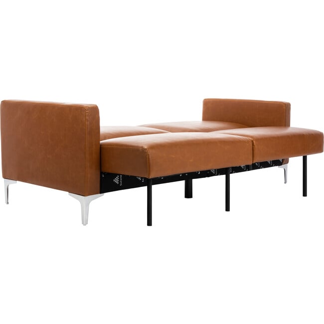 Chelsea Foldable Futon Bed, Cognac - Accent Seating - 6