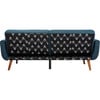 Bushwick Foldable Futon Bed, Navy - Accent Seating - 9