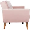 Bushwick Foldable Futon Bed, Pink - Accent Seating - 5