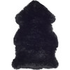 Sheepskin Rug, Black - Rugs - 1 - thumbnail