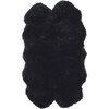 Sheepskin Rug, Black - Rugs - 2