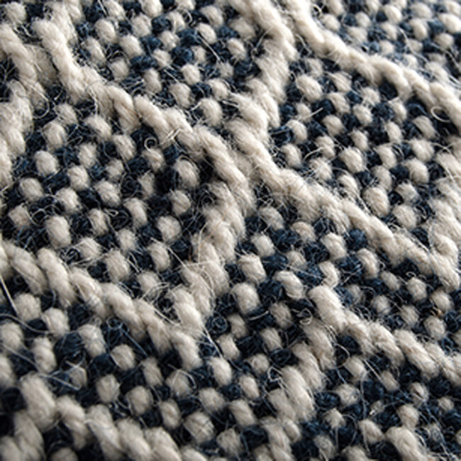 Alpaca Zig Zag Pillow, Indigo Shupaca Decorative Pillows & Throws