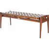 Dilan Leather Bench, Brown - Kids Seating - 3