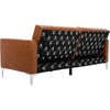 Chelsea Foldable Futon Bed, Cognac - Accent Seating - 9