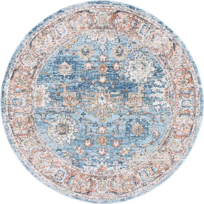 August Rug, Blue/Red - Rugs - 2