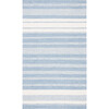 Striped Kilim Xander Rug, Blue/White - Rugs - 1 - thumbnail