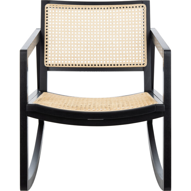 Perth Rattan Rocking Chair, Black