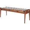 Dilan Leather Bench, Brown - Kids Seating - 5