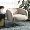 Alena Poly Blend Accent Chair, Oatmeal - Nursery Chairs - 2